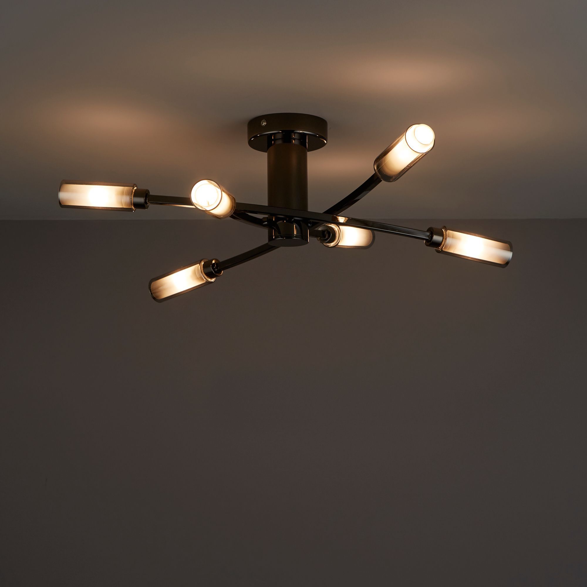 Black on sale light ceiling