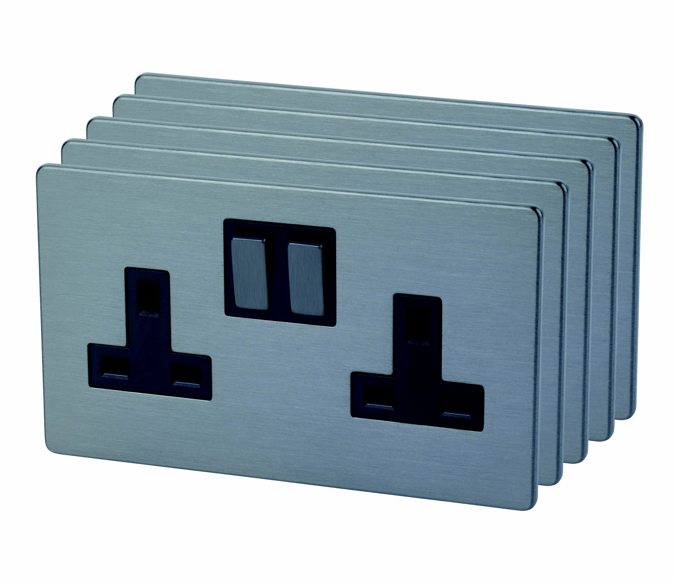 LAP 13A Socket & Black inserts, Pack of 5