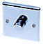 LAP 2 way Single Chrome effect Dimmer switch