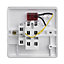 LAP 20A Rocker Raised slim Control switch with LED indicator Gloss White