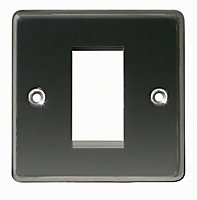 LAP Black Modular outlet plate