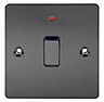 LAP Black Nickel 20A Flat plate DP Switch