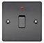 LAP Black Nickel 20A Flat plate DP Switch