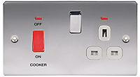 LAP Chrome Cooker switch & socket