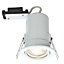 LAP Gloss White Adjustable LED Fire-rated Warm white Downlight 3W