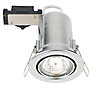 LAP Polished Chrome effect Adjustable Fire-rated Downlight 50W