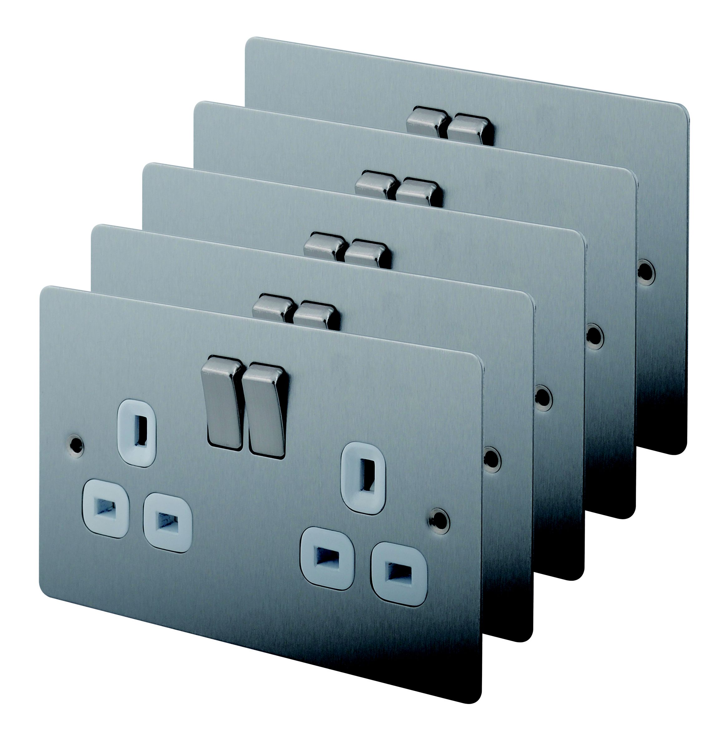 LAP Steel 13A Socket with White inserts