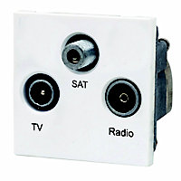 LAP Triplex satellite, TV & radio connection module