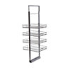 Larder system Silver effect Pull out storage, (W)600mm