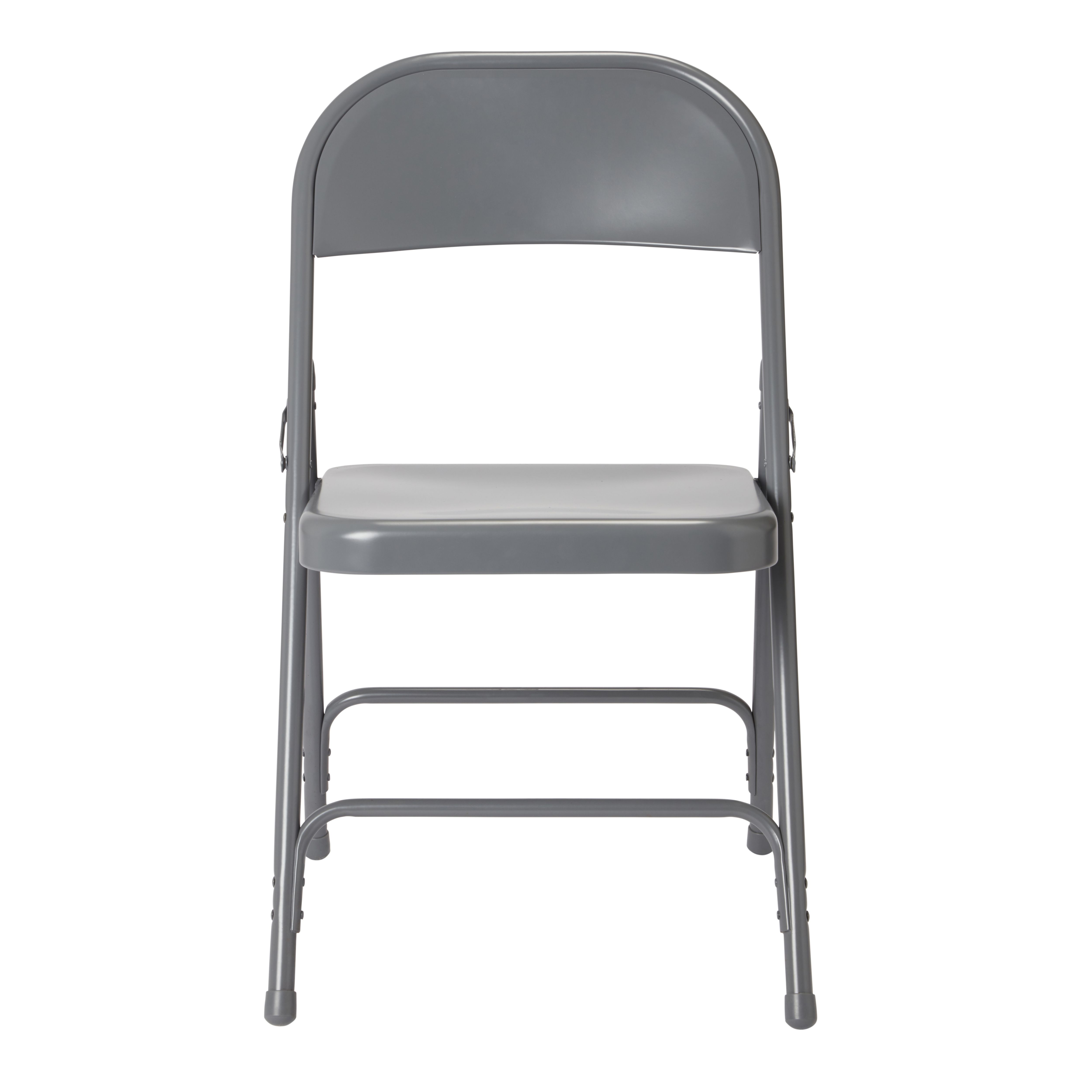 Lasana Dark grey Folding chair (H)790mm (W)470mm (D)450mm
