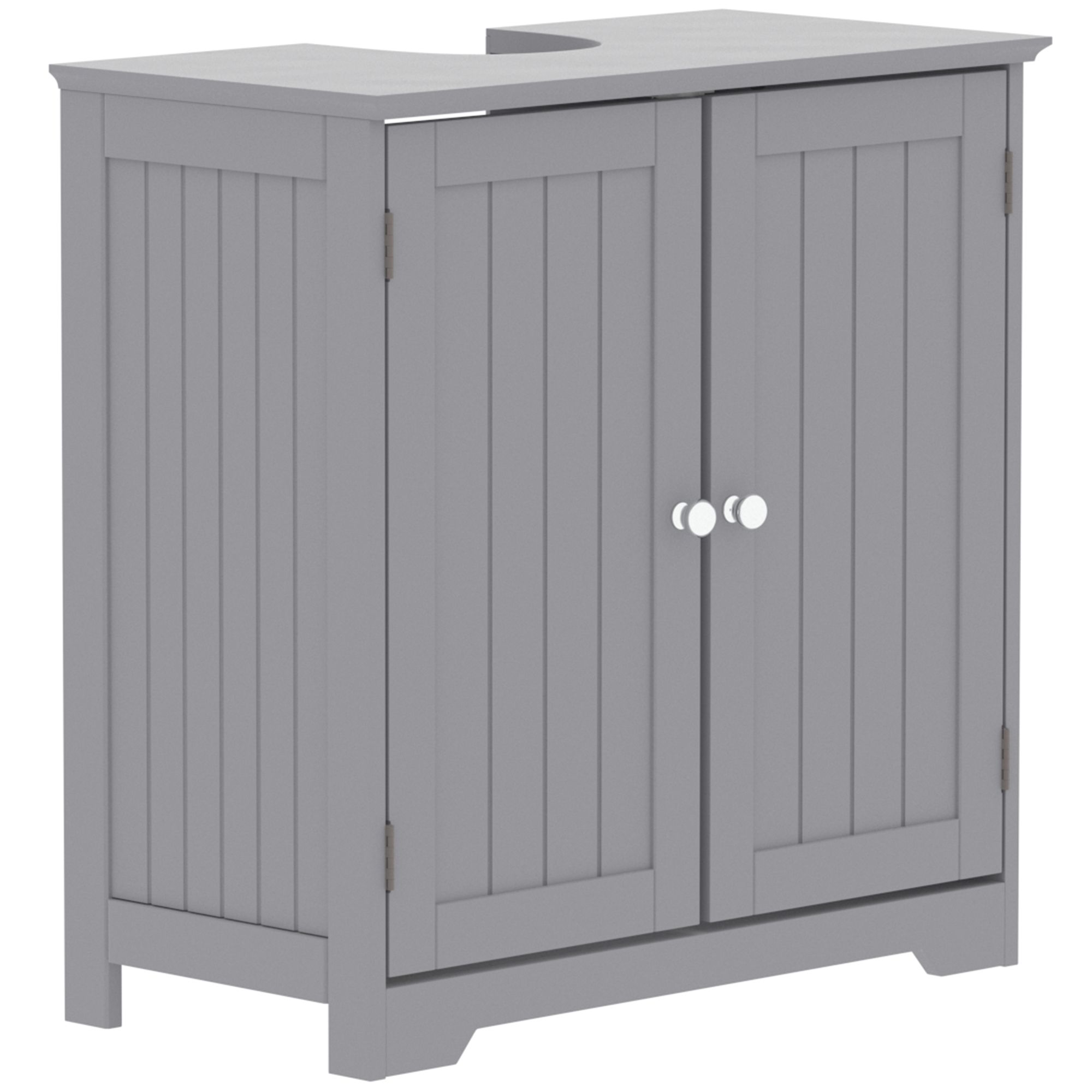 Lassic Rebecca Jones Matt Grey Freestanding Double Bathroom Sink cabinet (H)60cm (W)60cm