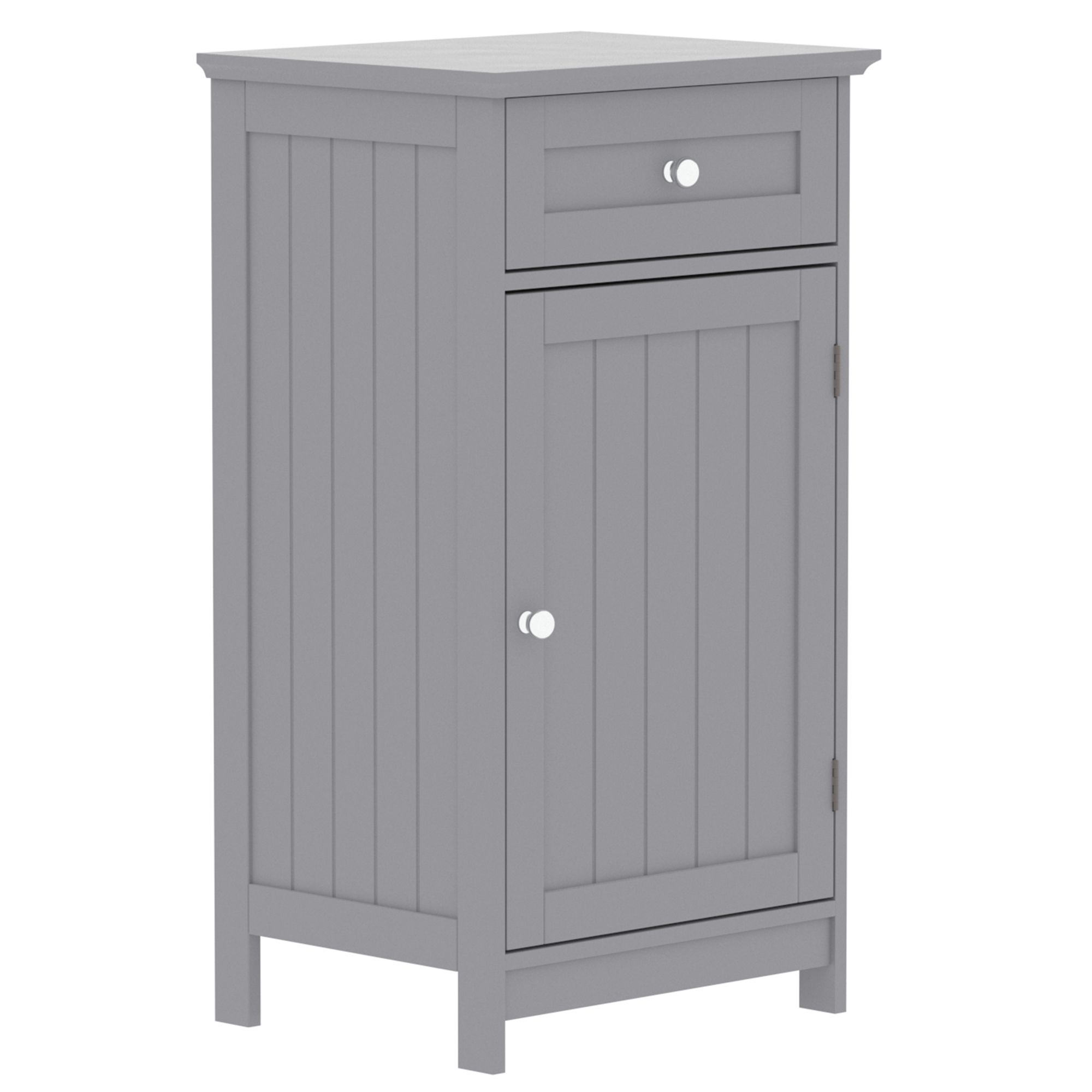 Lassic Rebecca Jones Matt Grey Freestanding Single Bathroom Drawer cabinet (H)77cm (W)43cm