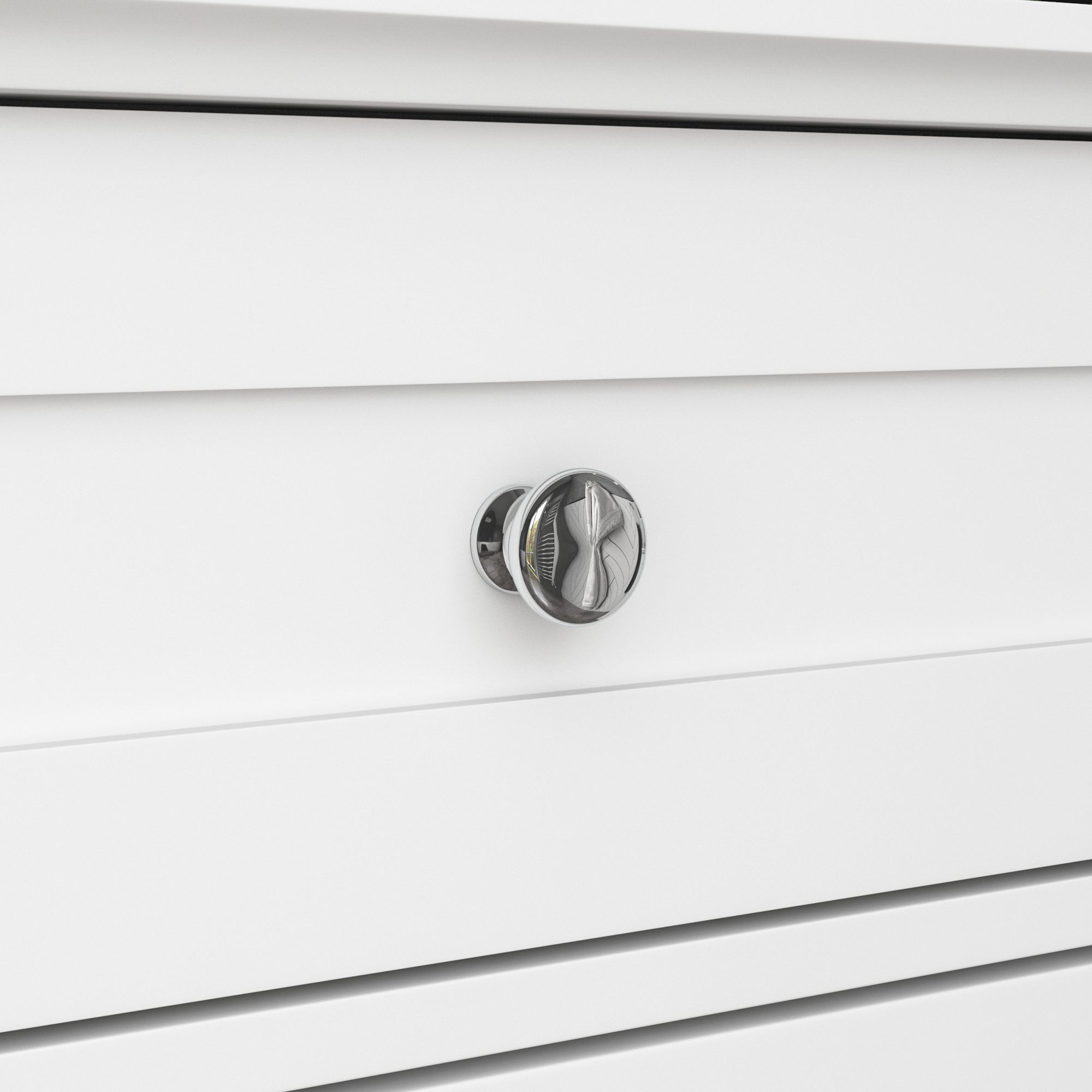 Lassic Rebecca Jones Matt White Freestanding Single Bathroom Drawer cabinet (H)77cm (W)43cm