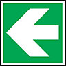 Lateral arrow Plastic Safety sign, (H)150mm (W)150mm