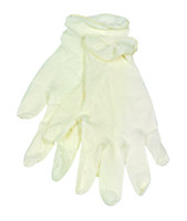 Latex Disposable gloves, Pack of 100