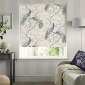 Laura Ashley Belvedere Corded Midnight Floral Sunshade Roller Blind (W)180cm (L)162cm