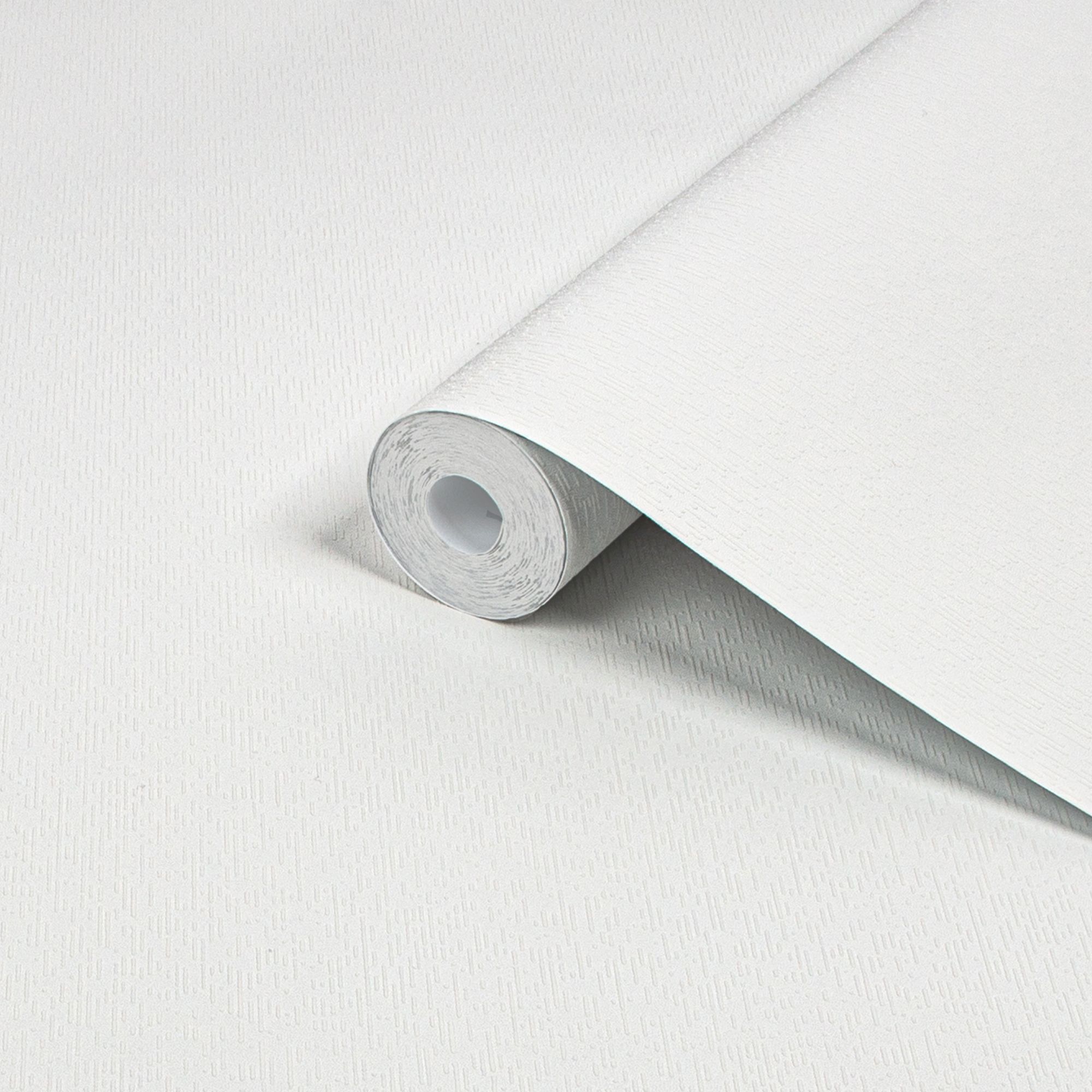 Laura Ashley Blyth White Stripe Smooth Wallpaper