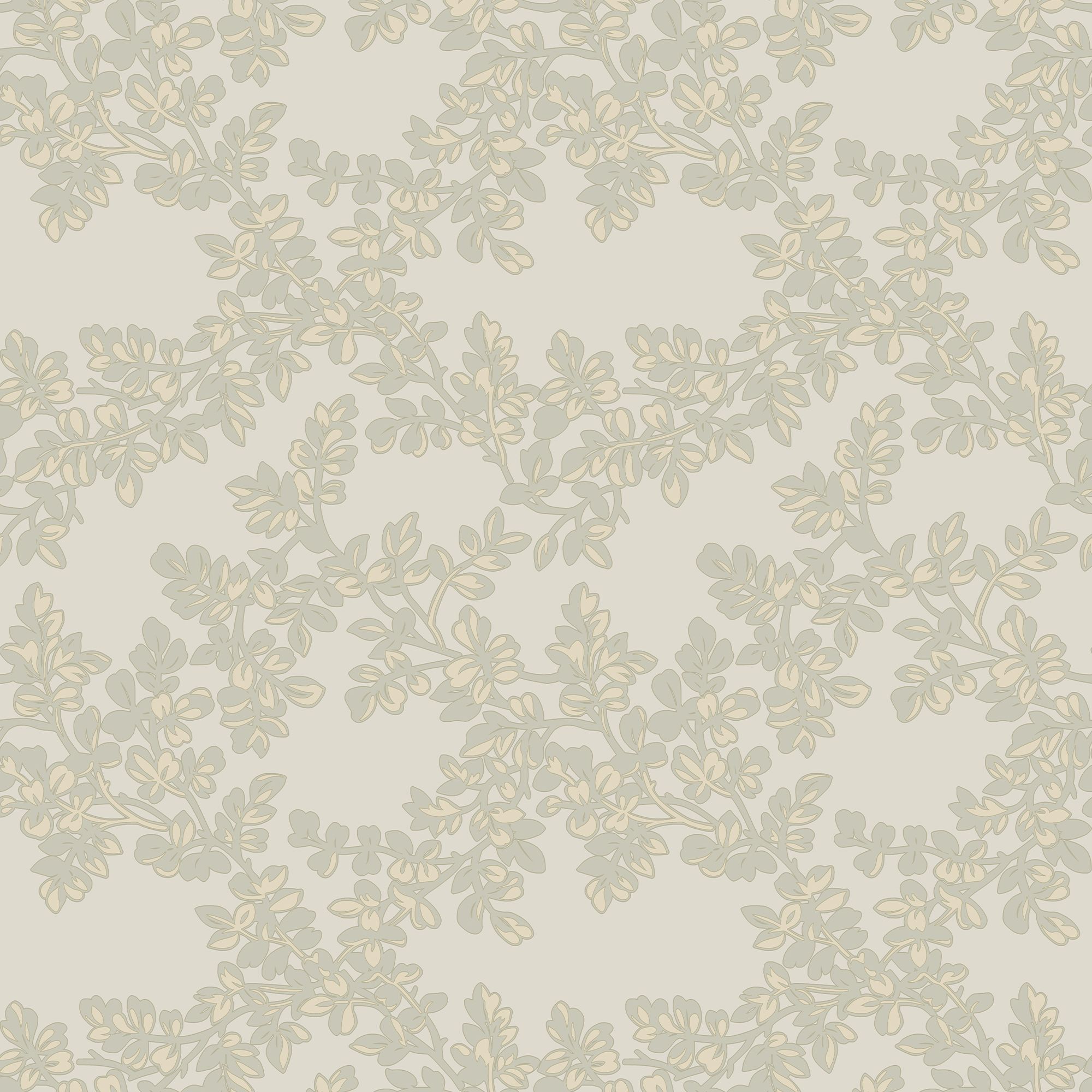 Laura Ashley Burnham Dove grey Trail Smooth Wallpaper