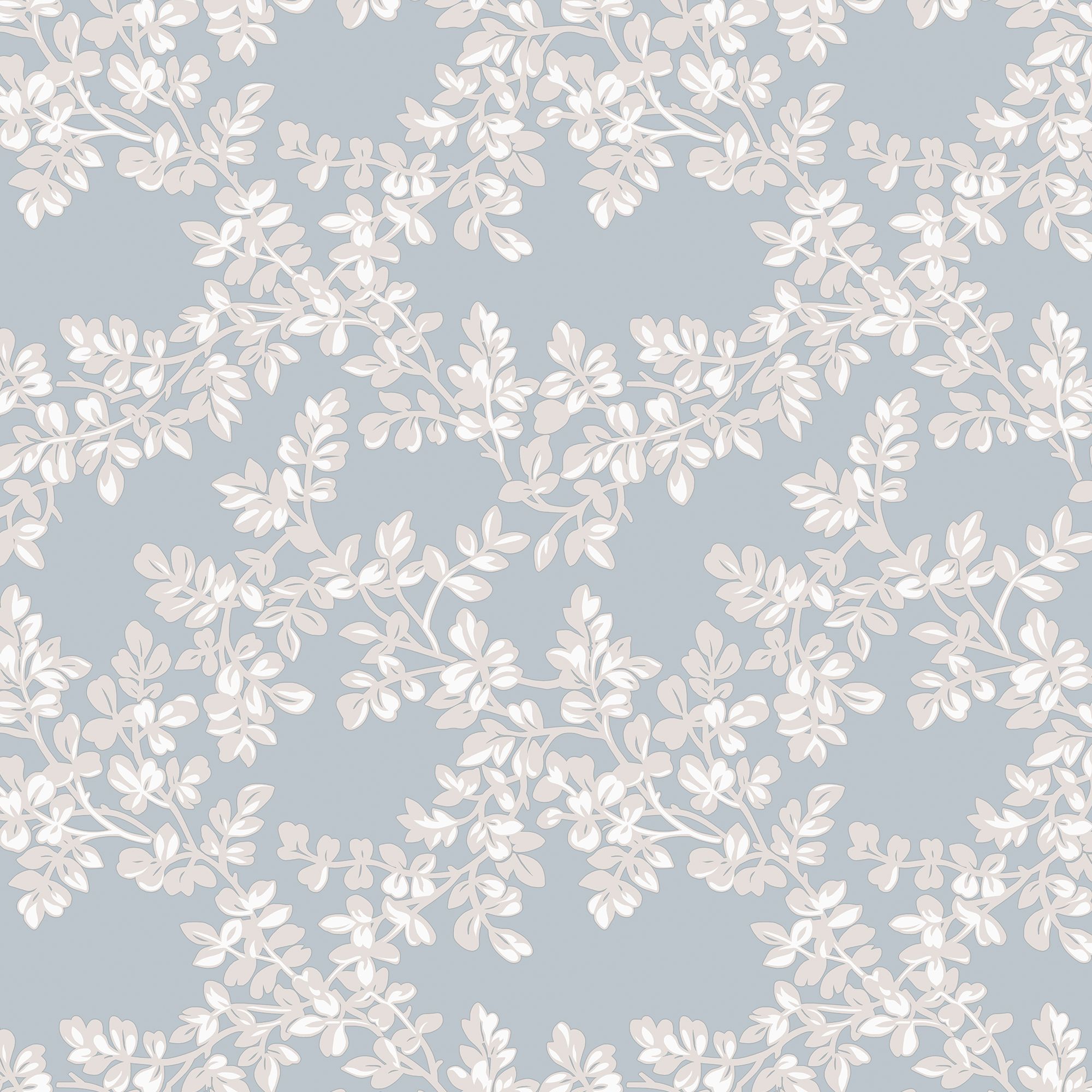 Laura Ashley Burnham Pale seaspray Trail Smooth Wallpaper Sample