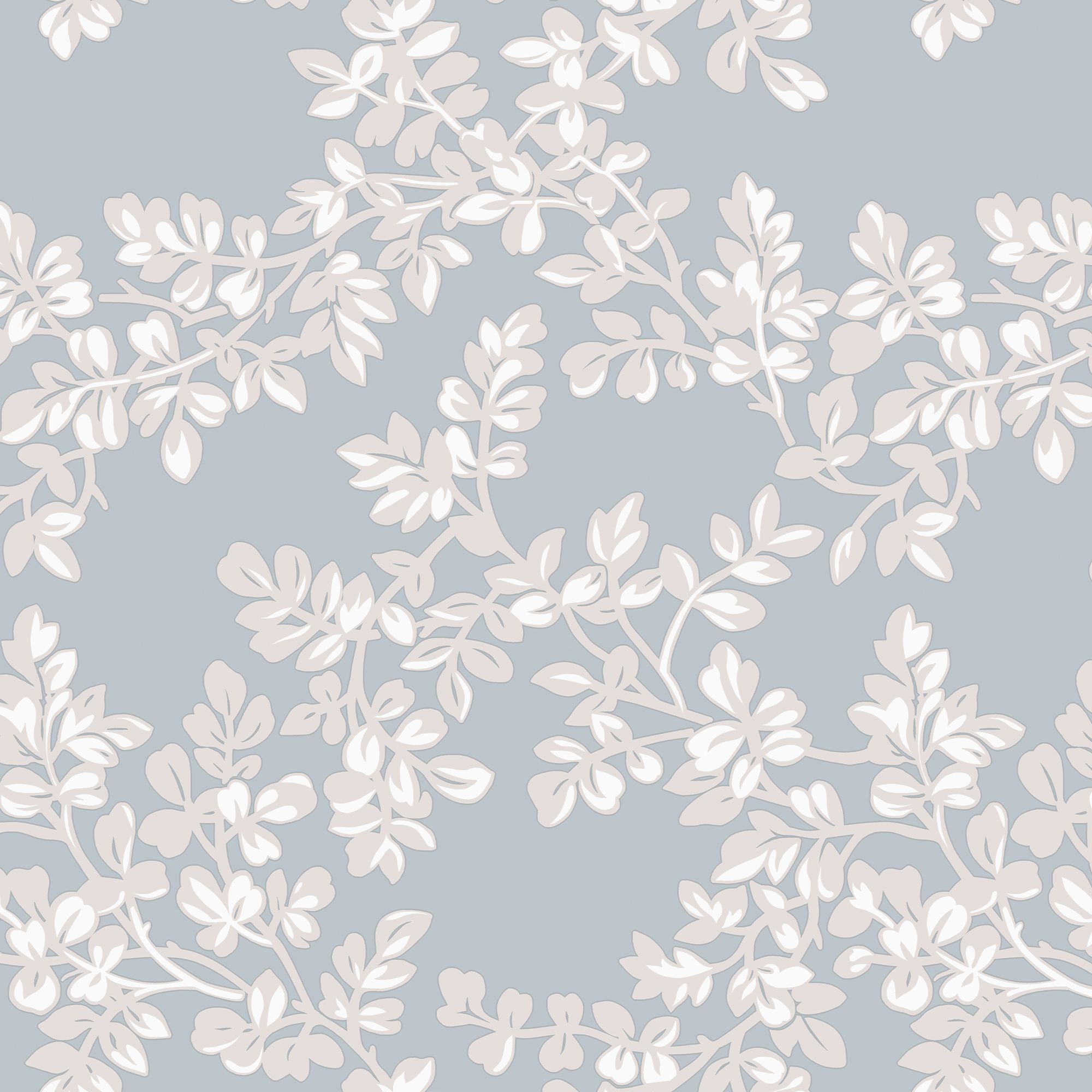 Laura Ashley Burnham Pale seaspray Trail Smooth Wallpaper Sample