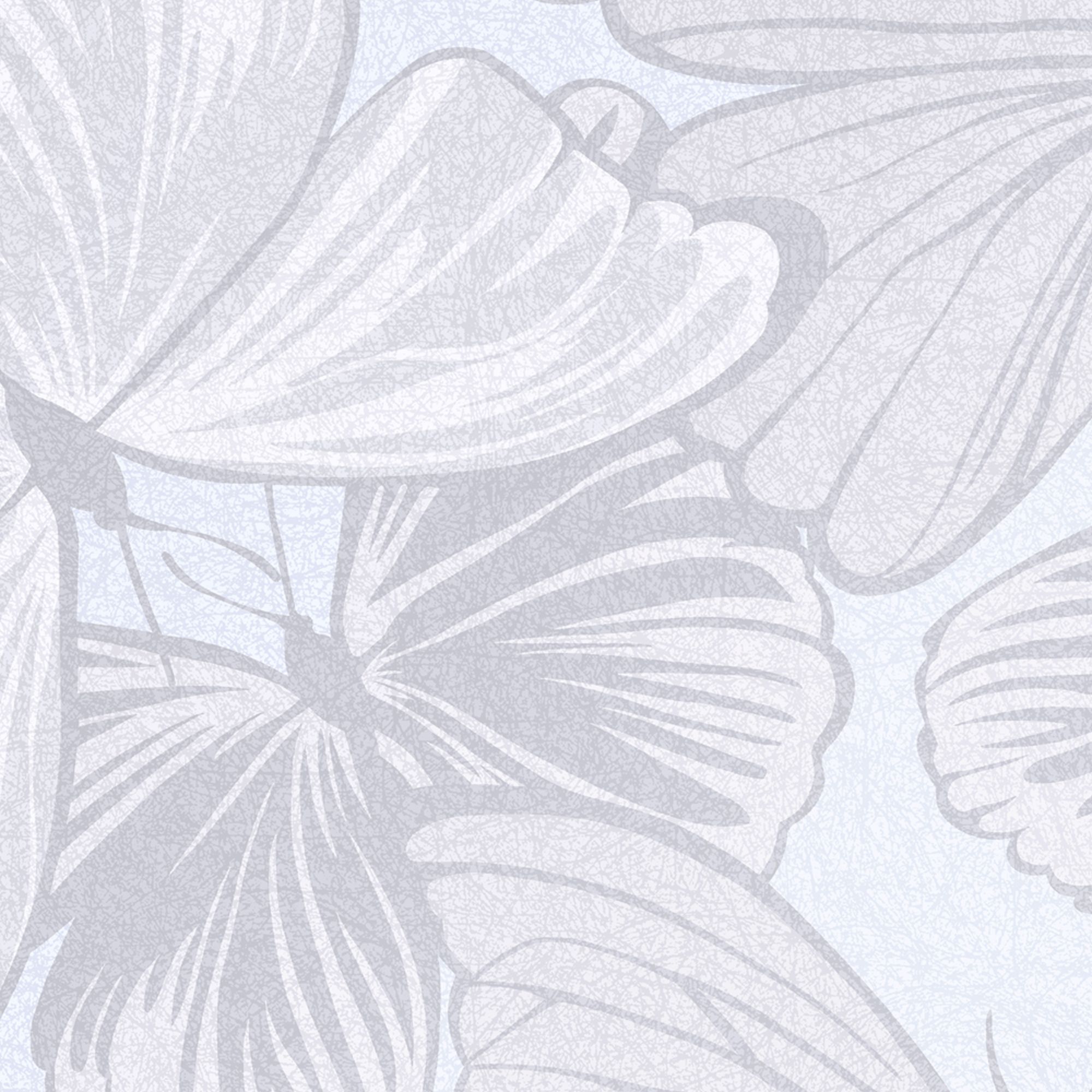 Laura Ashley Butterfly Garden Sugared Grey Animal Smooth Wallpaper Sample
