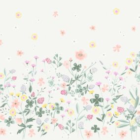 Laura Ashley Clodagh Multicolour Floral Matt Mural