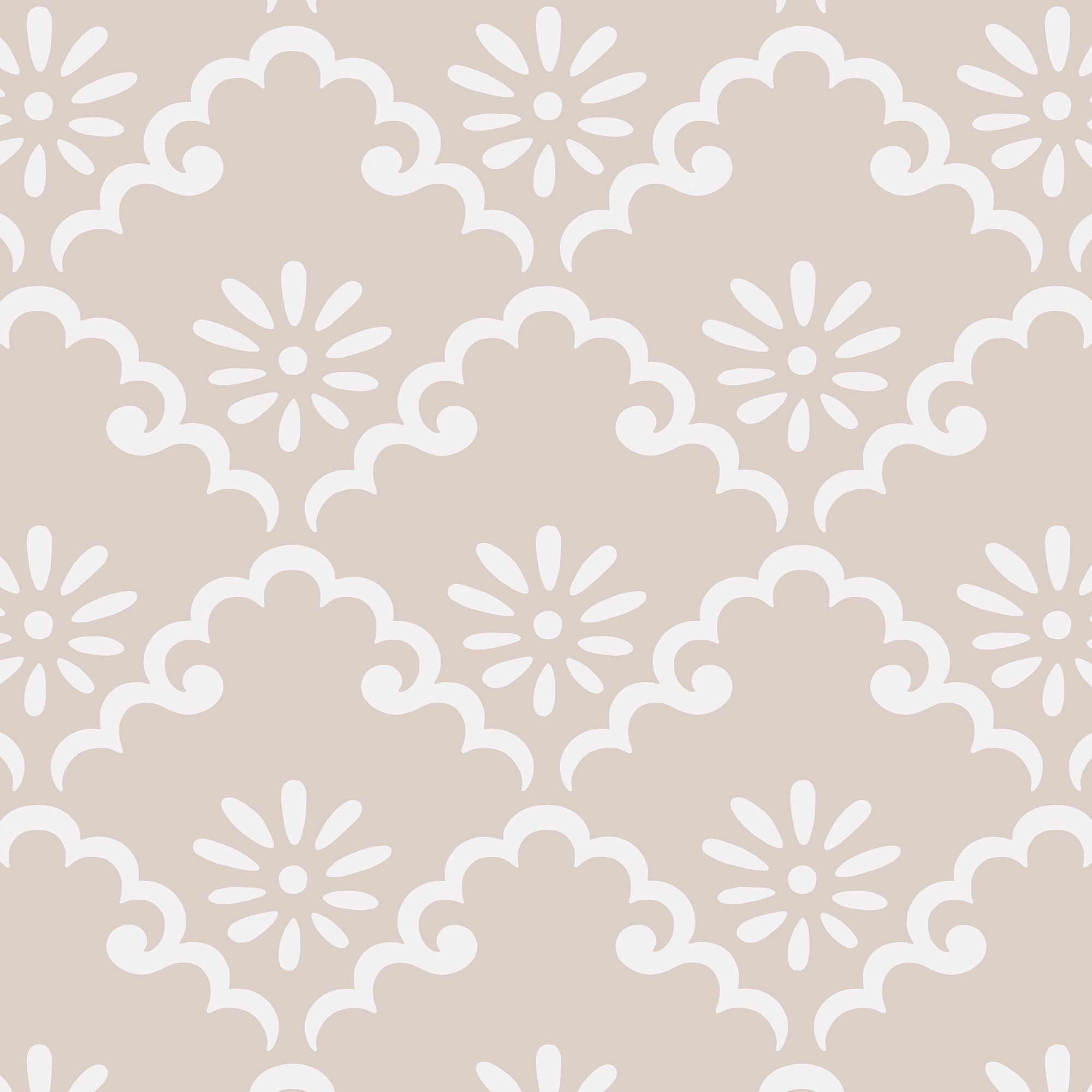 Laura Ashley Coralie Dove Grey Motif Smooth Wallpaper Sample
