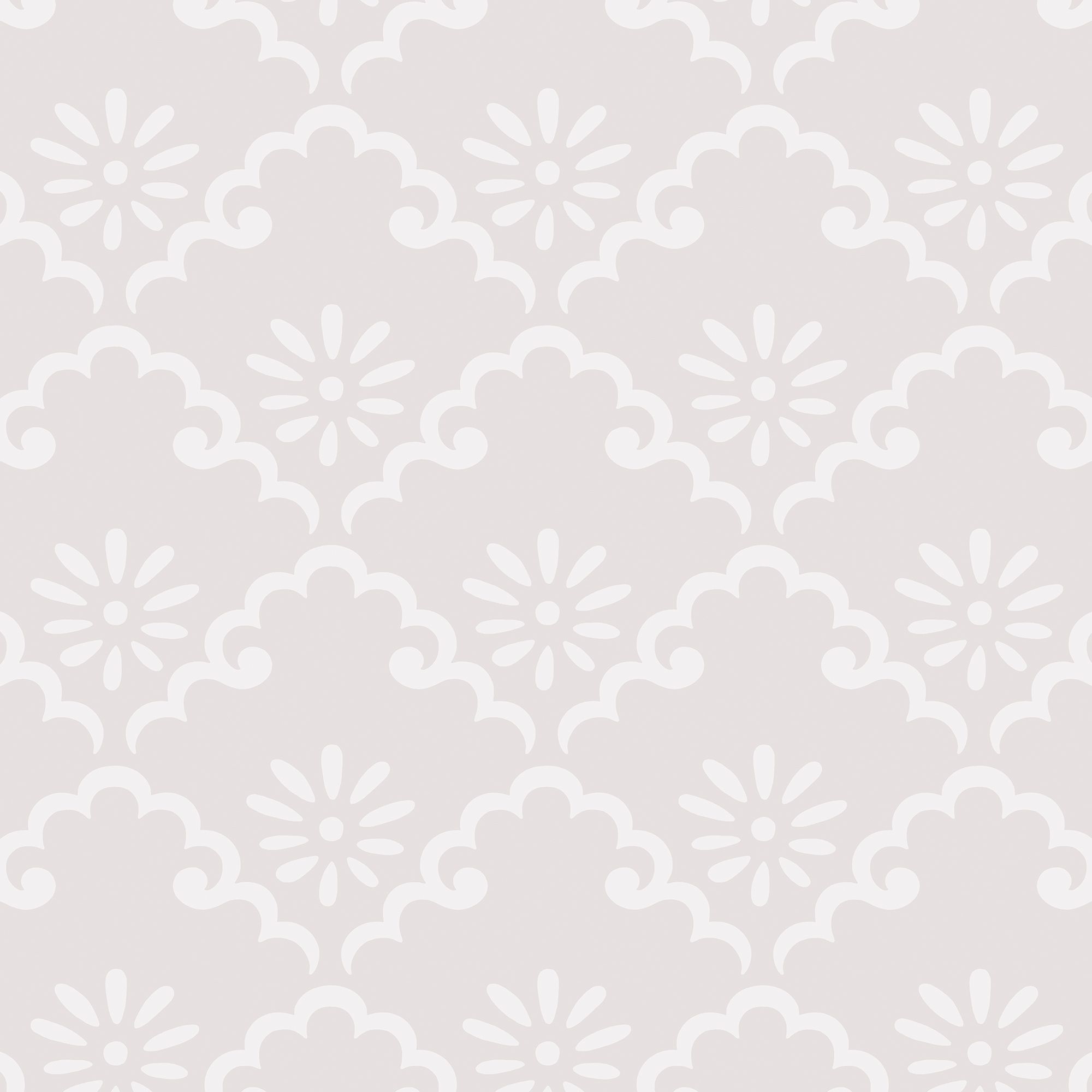 Laura Ashley Coralie Sugared Grey Motif Smooth Wallpaper Sample
