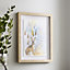 Laura Ashley Country Hare Watercolour Natural Framed print (H)40cm x (W)30cm