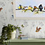 Laura Ashley Covey Birds Multicolour Canvas art (H)30cm x (W)60cm