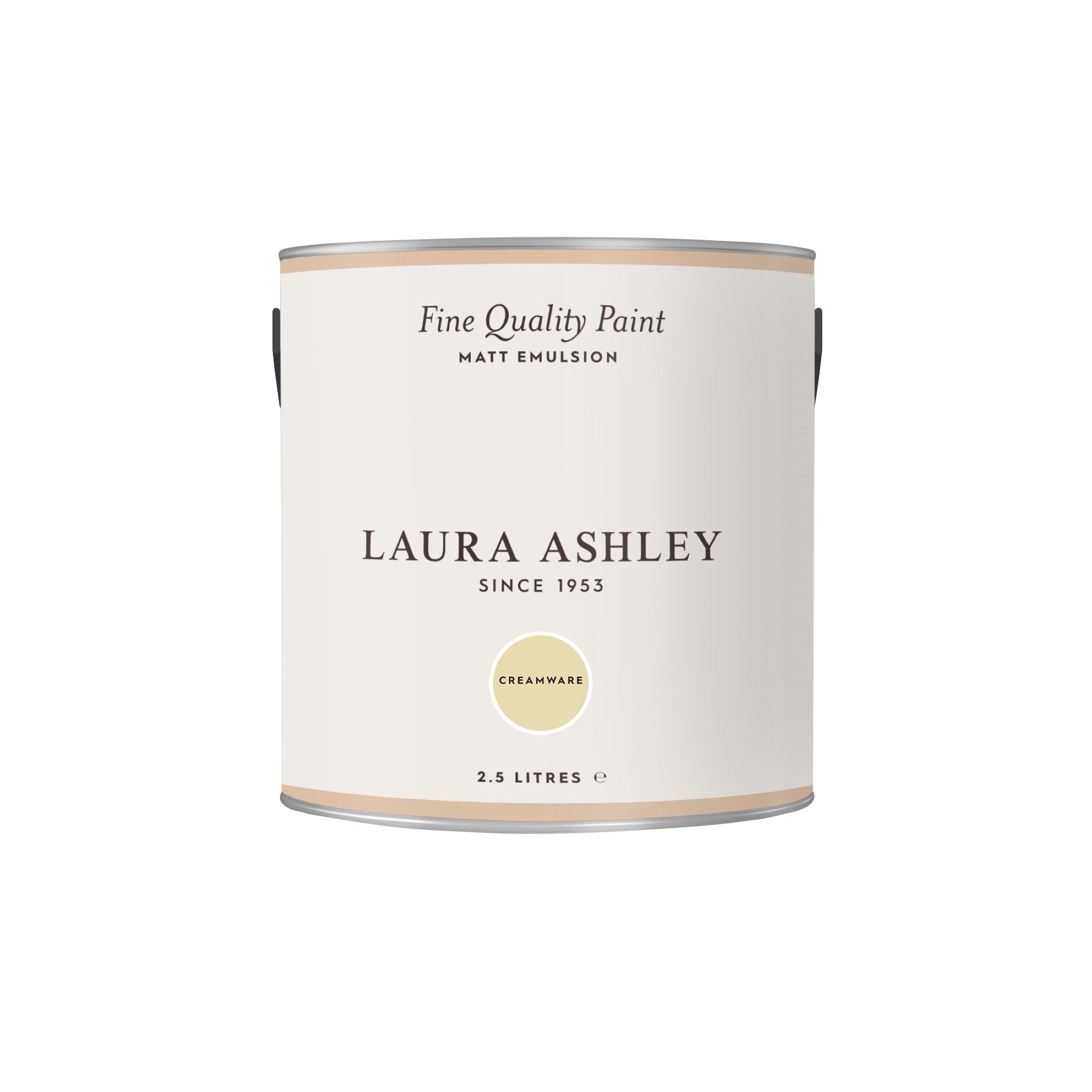 Laura Ashley Creamware Matt Emulsion paint, 2.5L