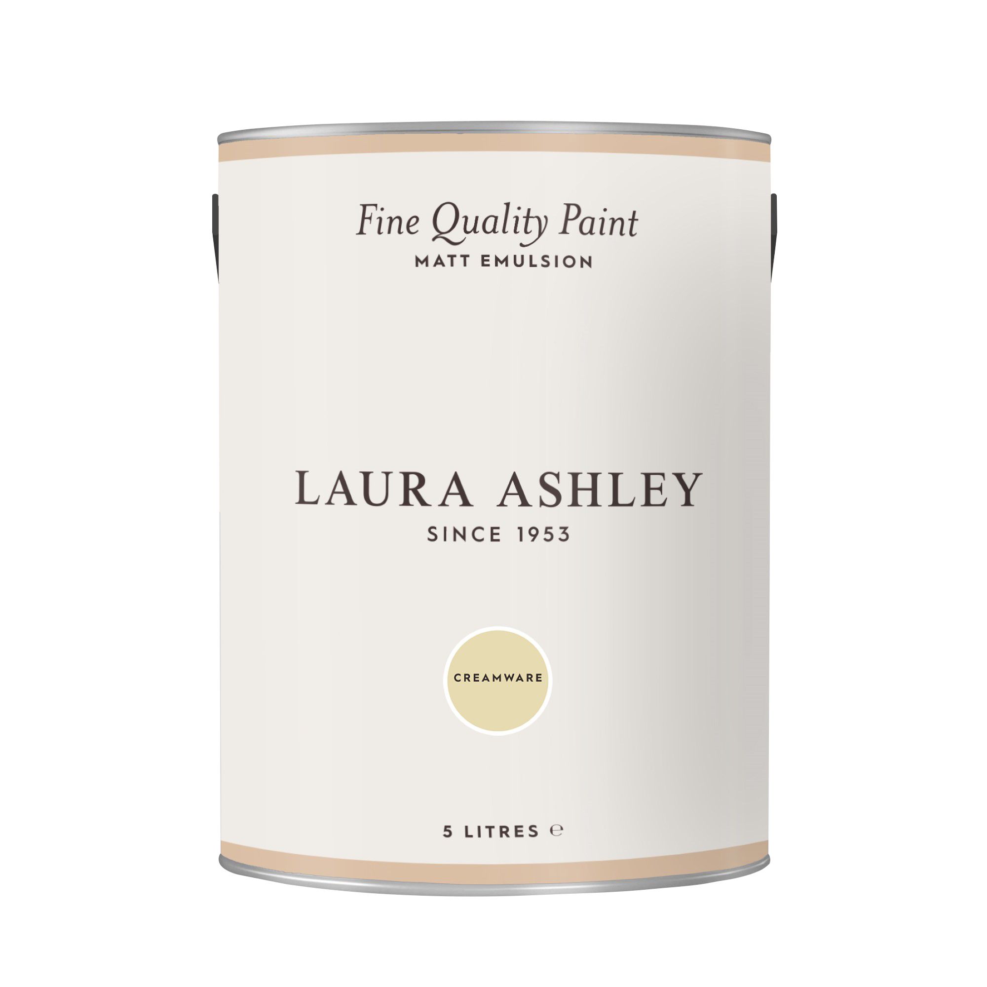 Laura Ashley Creamware Matt Emulsion paint, 5L