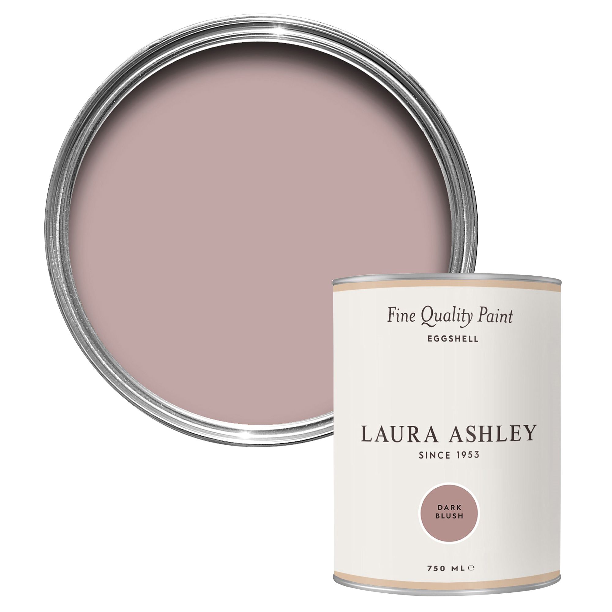 Laura Ashley Dark Blush Eggshell Emulsion paint, 750ml