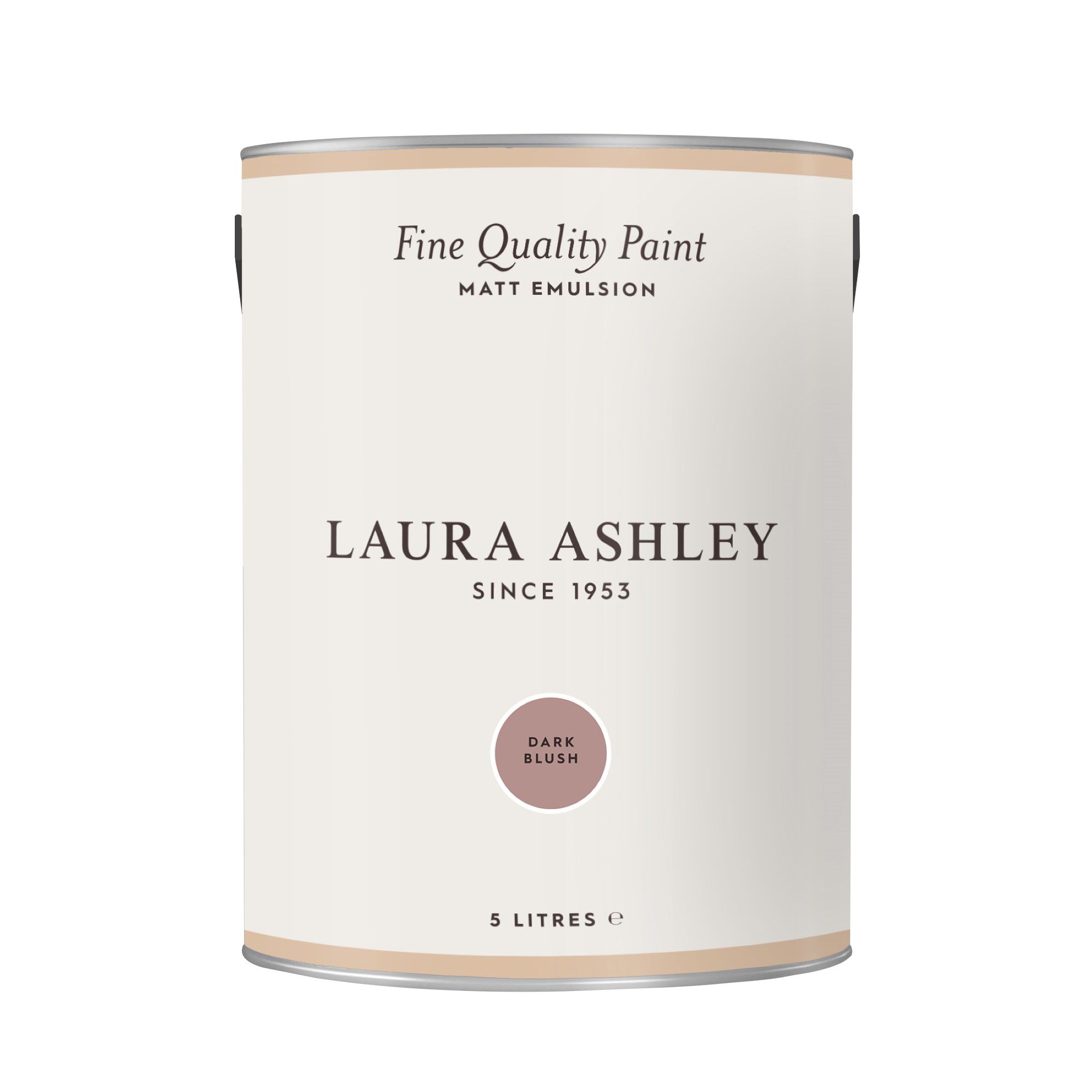 Laura Ashley Dark Blush Matt Emulsion paint, 5L