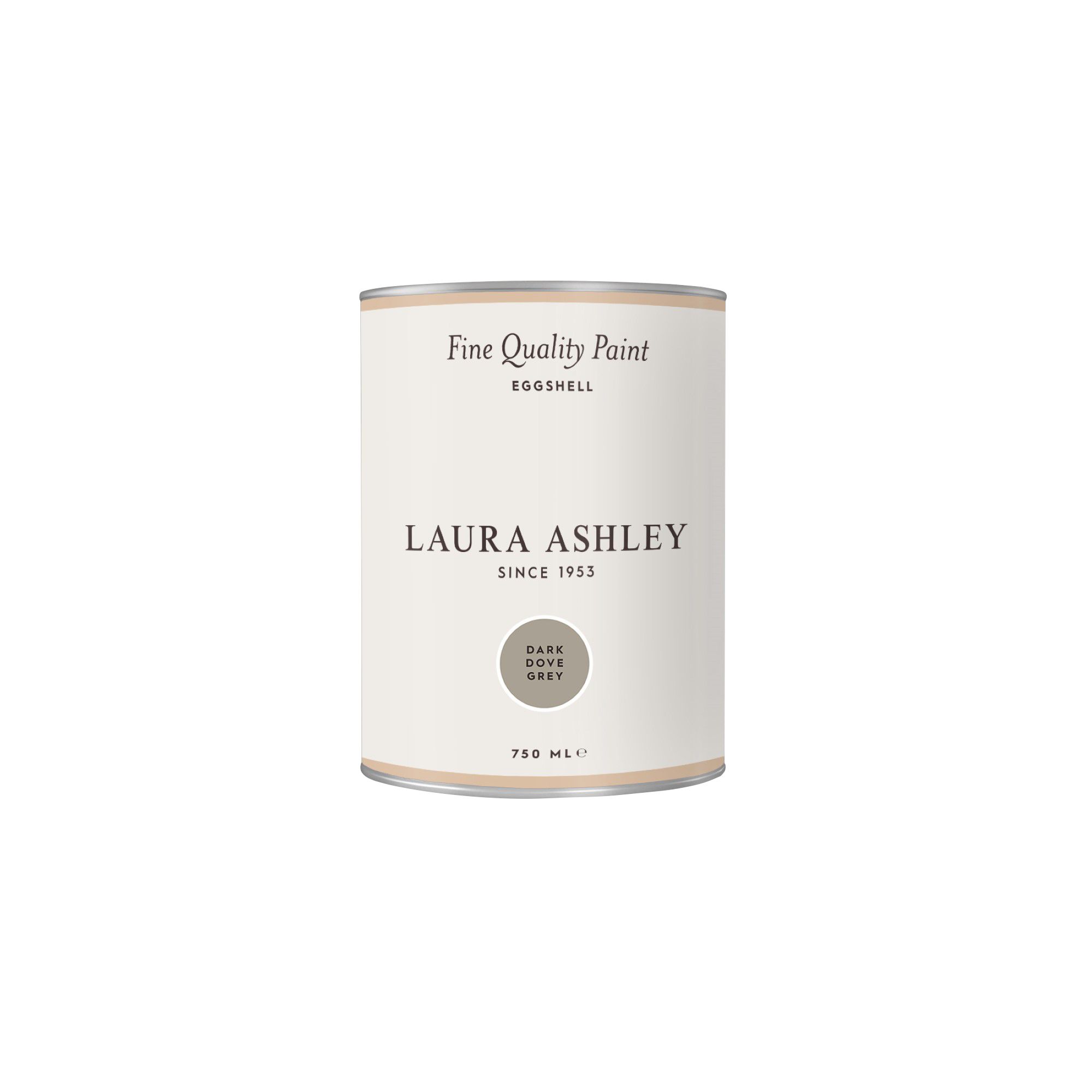 Laura Ashley Dark Dove Grey Eggshell Emulsion paint, 750ml