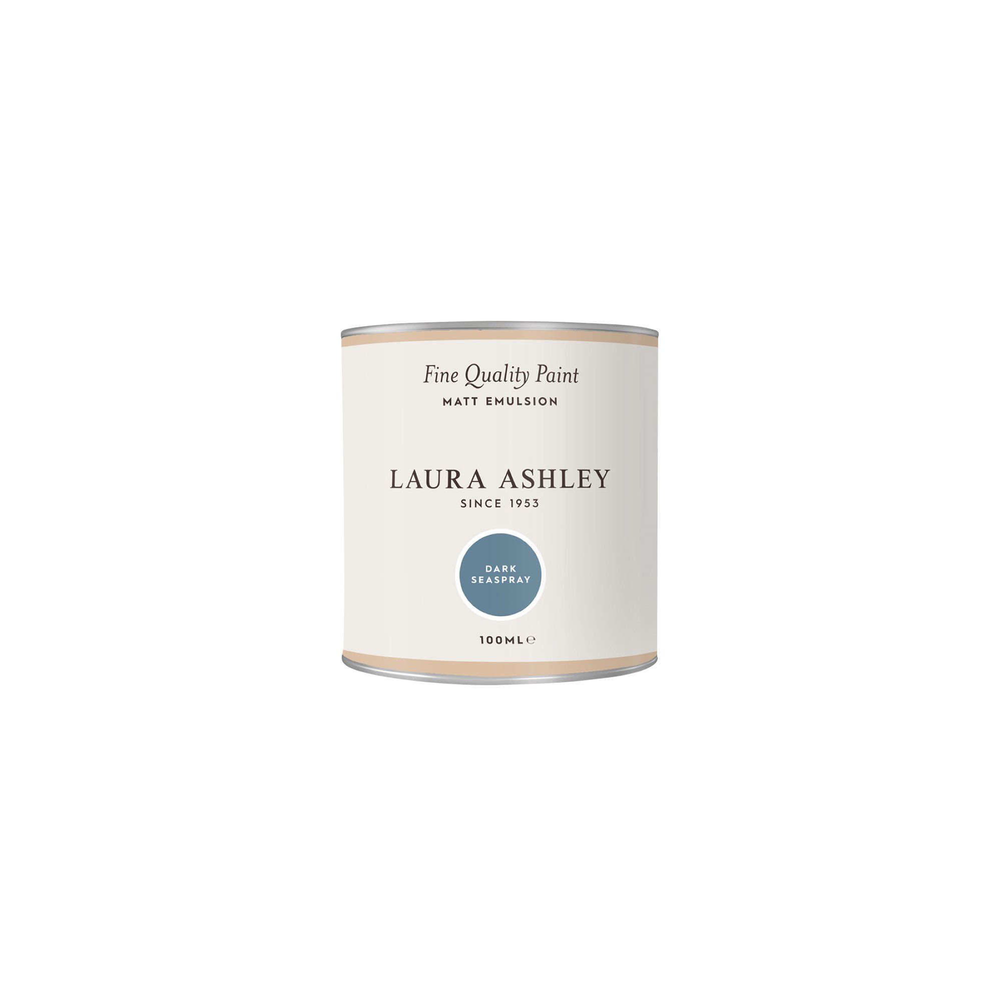Laura Ashley Dark Seaspray Matt Emulsion paint, 100ml