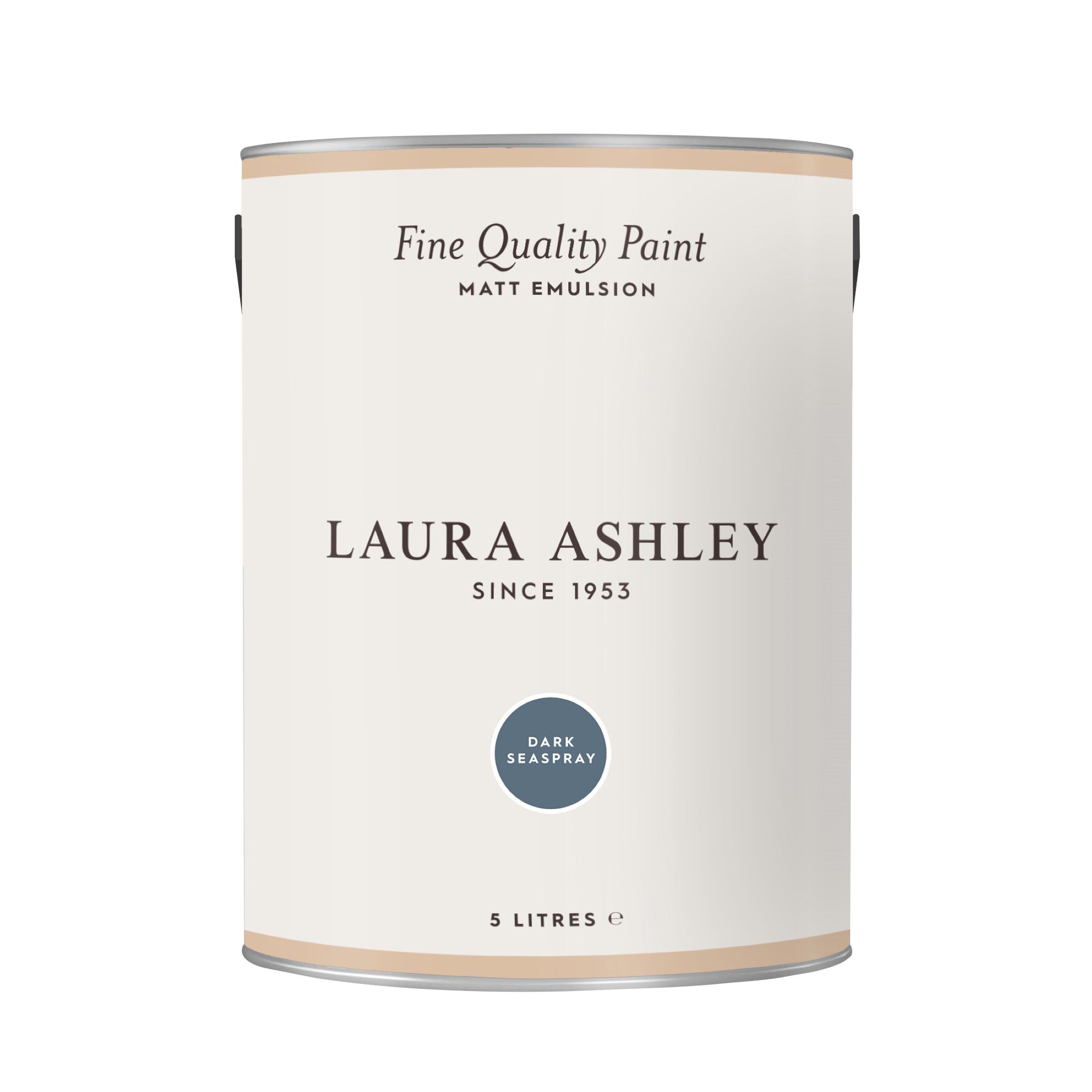 Laura Ashley Dark Seaspray Matt Emulsion paint, 5L