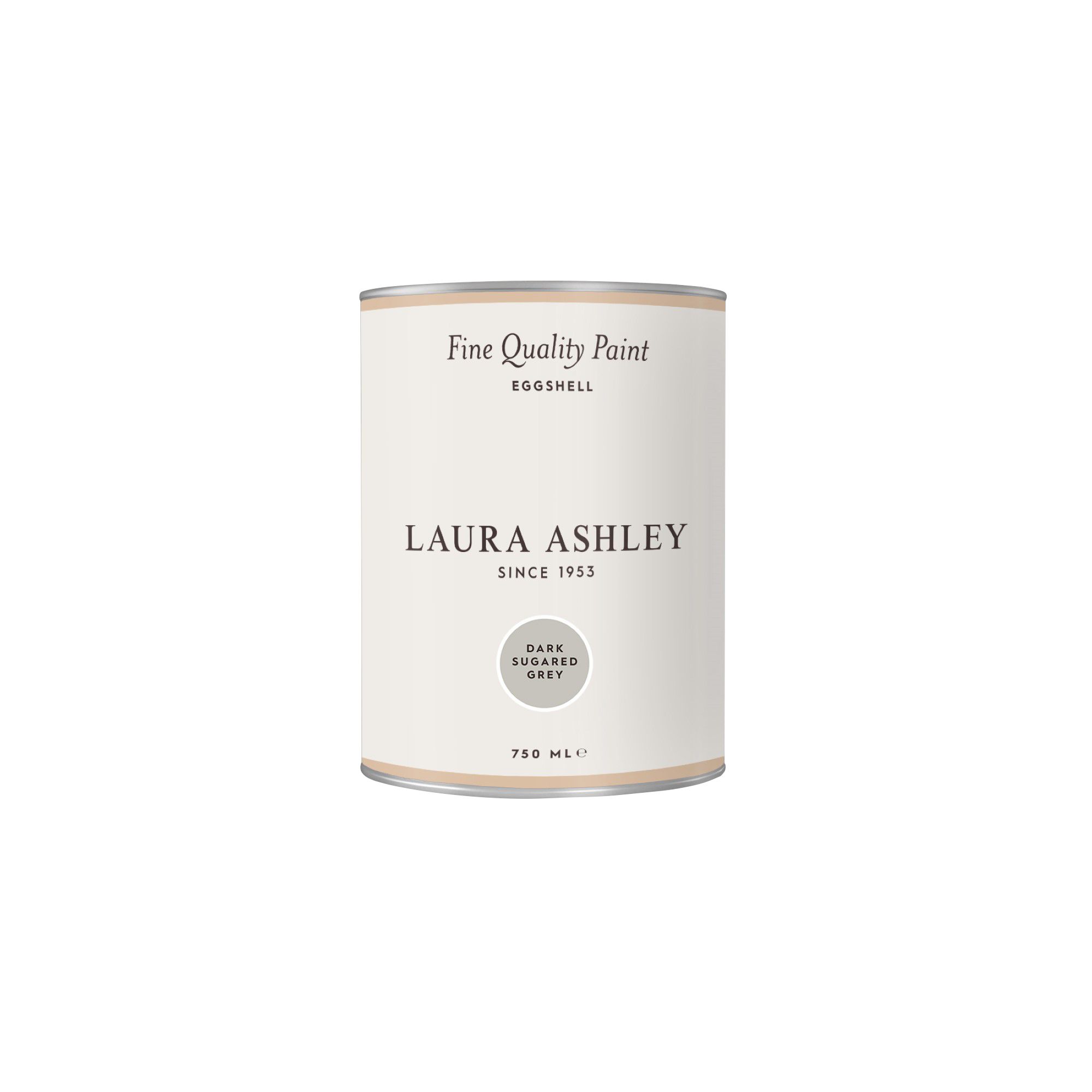 Laura Ashley Dark Sugared Grey Eggshell Emulsion paint, 750ml