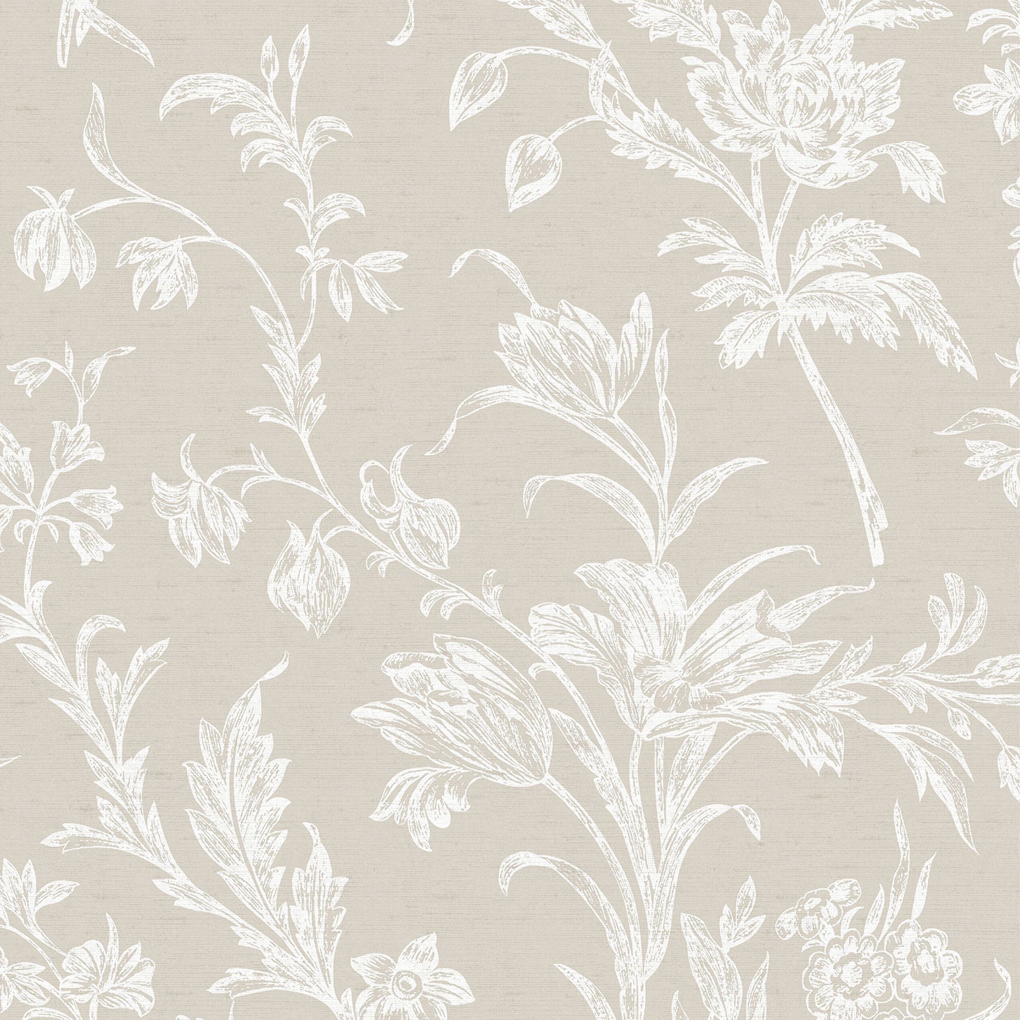 Laura Ashley Dove Grey Lloyd Smooth Wallpaper