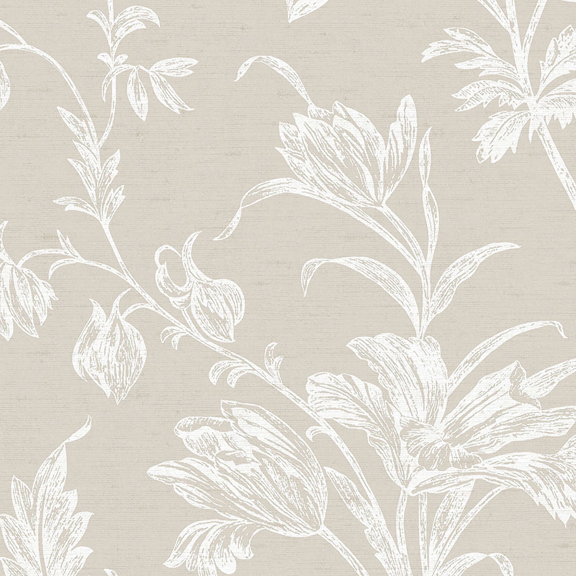 Laura Ashley Dove Grey Lloyd Smooth Wallpaper