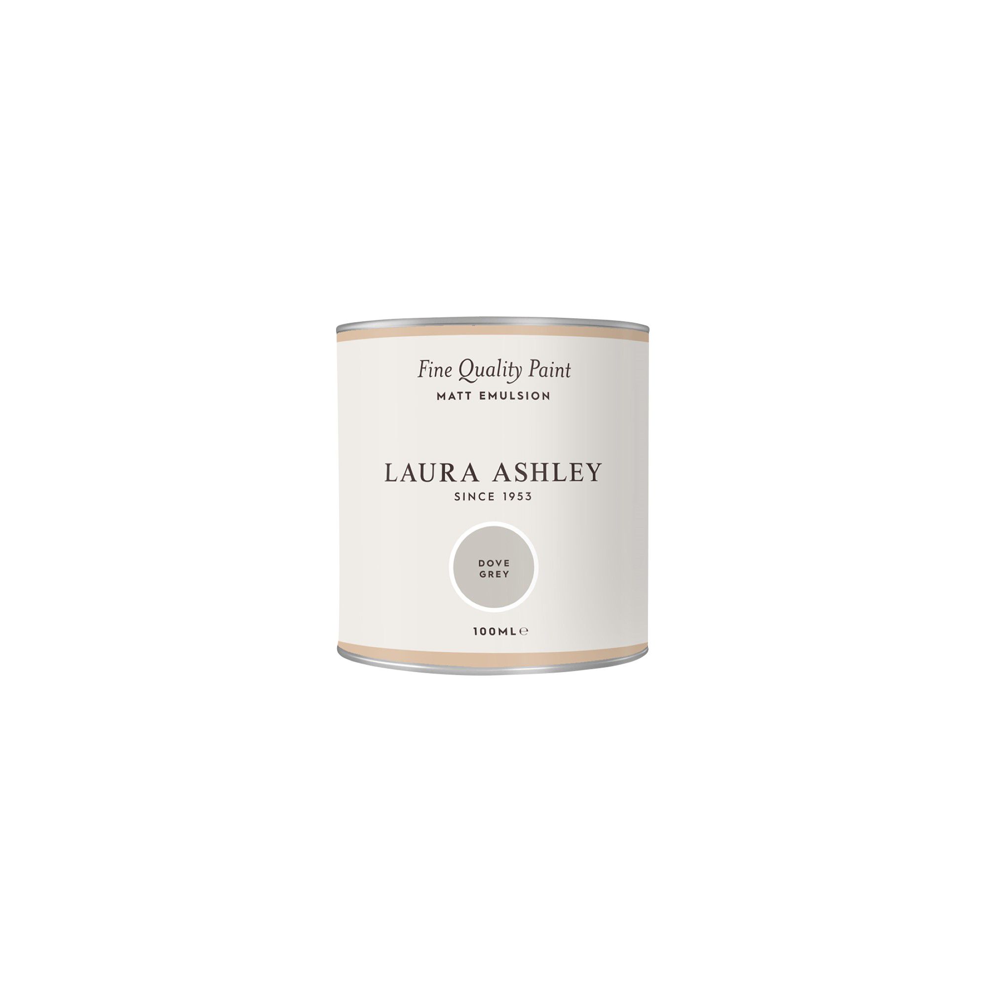 Laura Ashley Dove Grey Matt Emulsion paint, 100ml