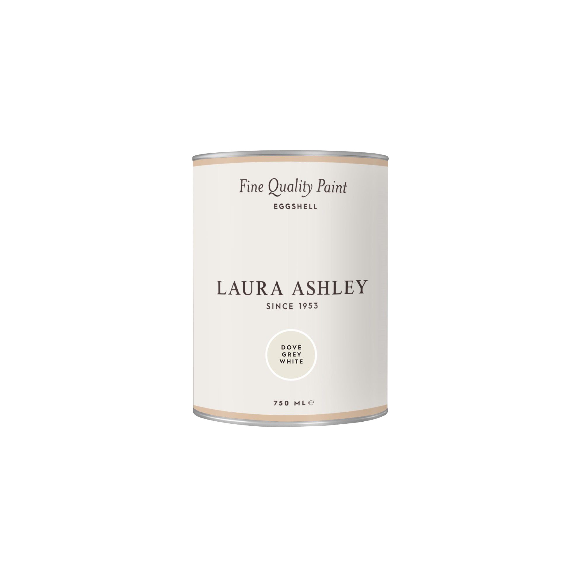 Laura Ashley Dove Grey White Eggshell Emulsion paint, 750ml