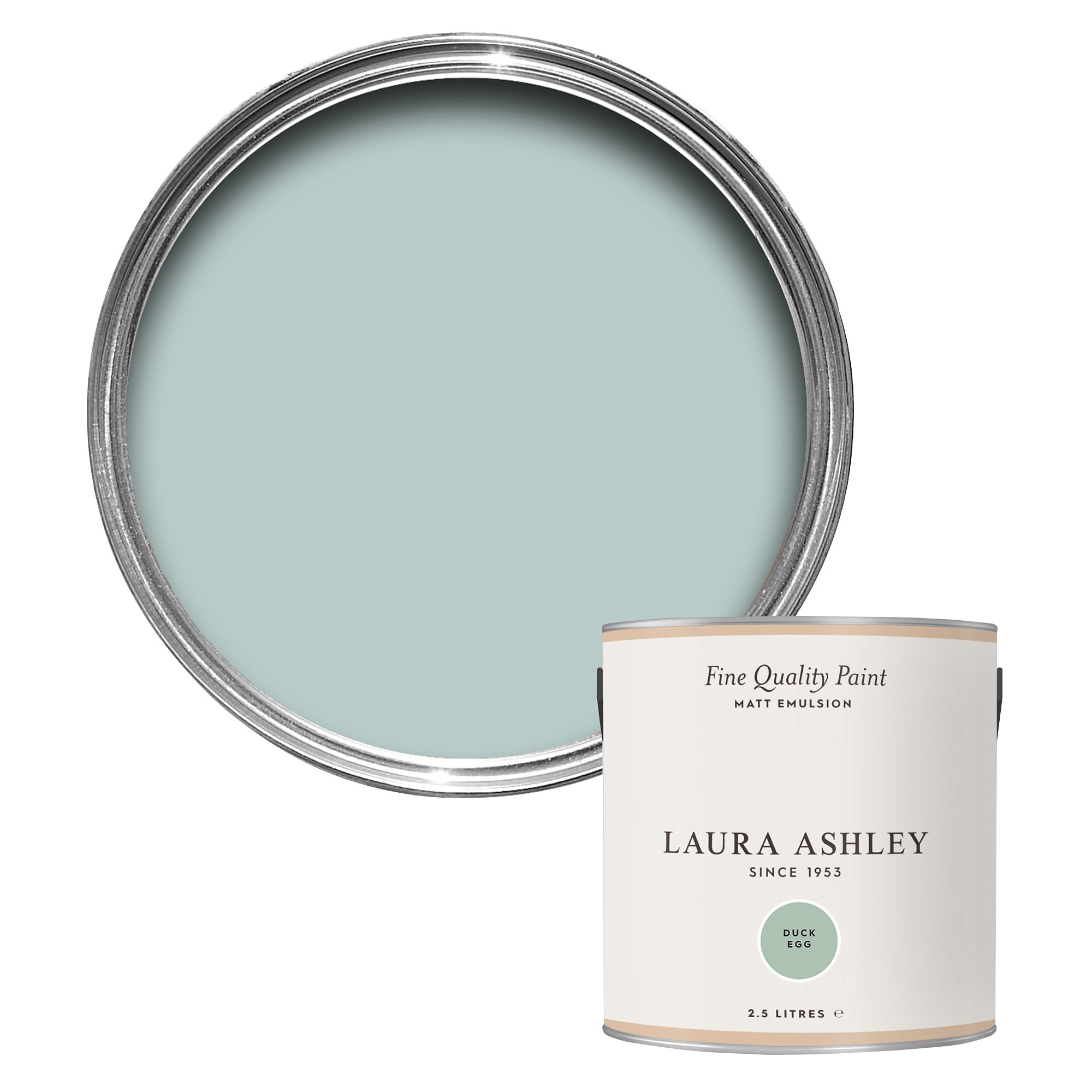 Laura Ashley Duck Egg Matt Emulsion paint, 2.5L