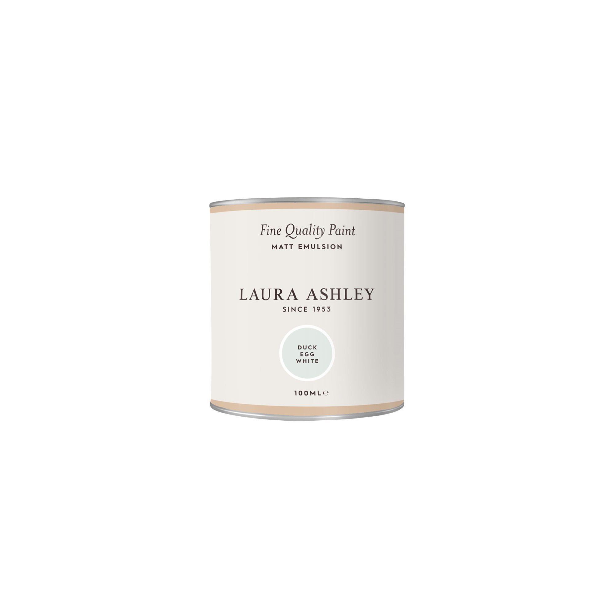 Laura Ashley Duck Egg White Matt Emulsion paint, 100ml