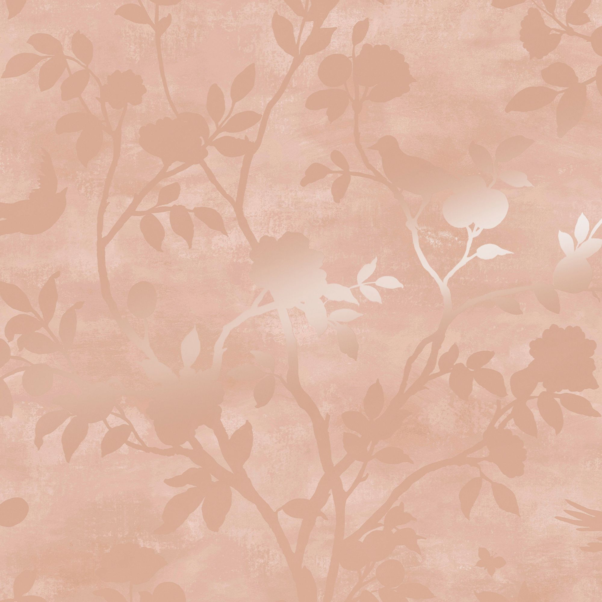 Laura Ashley Eglantine Blush Trail Smooth Wallpaper Sample