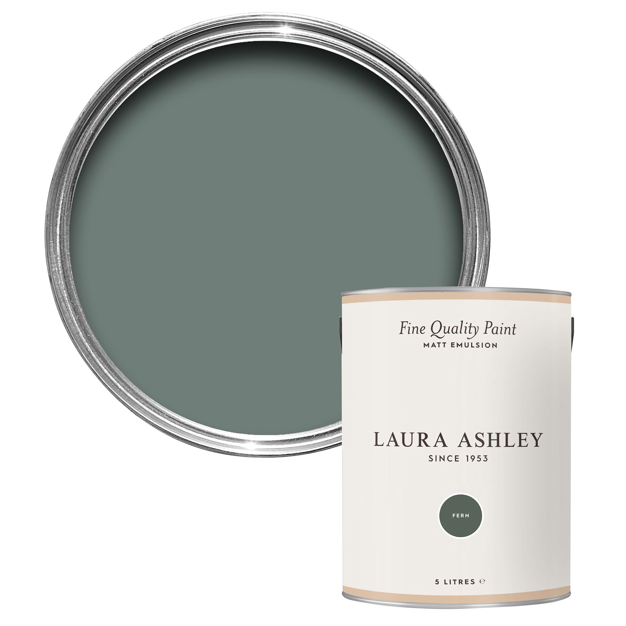Laura Ashley Fern Matt Emulsion paint, 5L