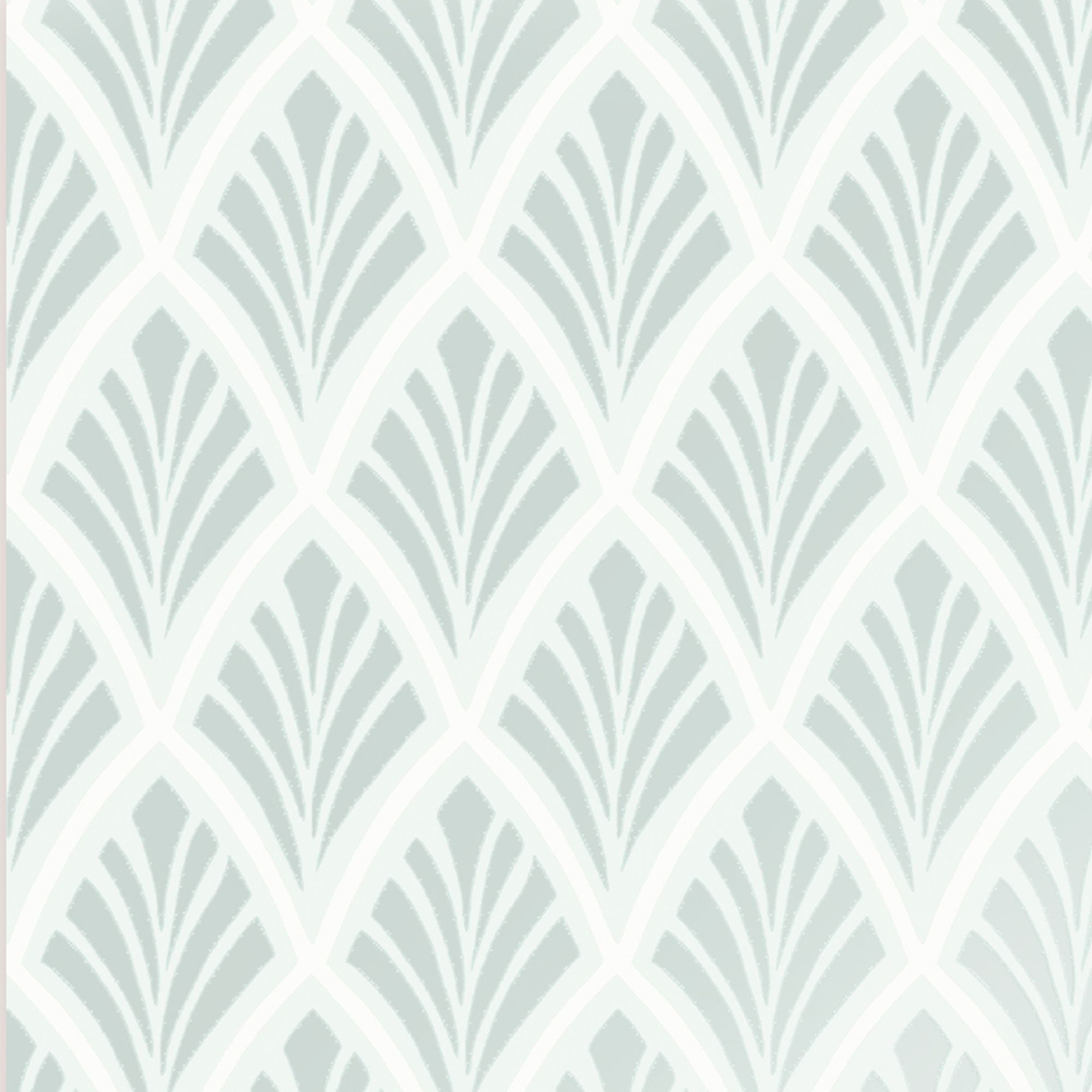 Laura Ashley Florin Duck egg Geometric Smooth Wallpaper Sample