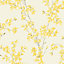 Laura Ashley Forstyhia Sunshine Floral Smooth Wallpaper