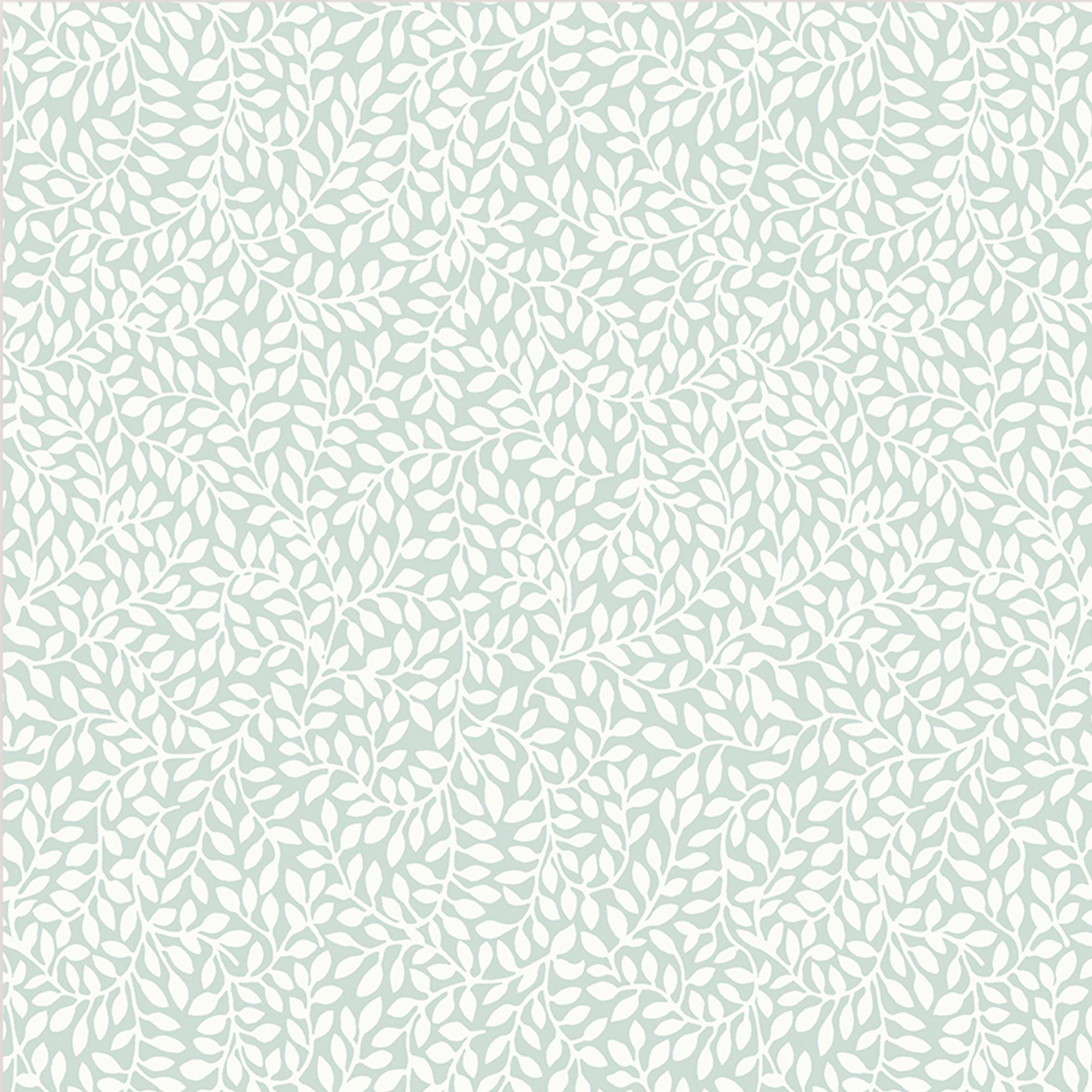 Laura Ashley Little vines Duck egg Leaf Smooth Wallpaper Sample