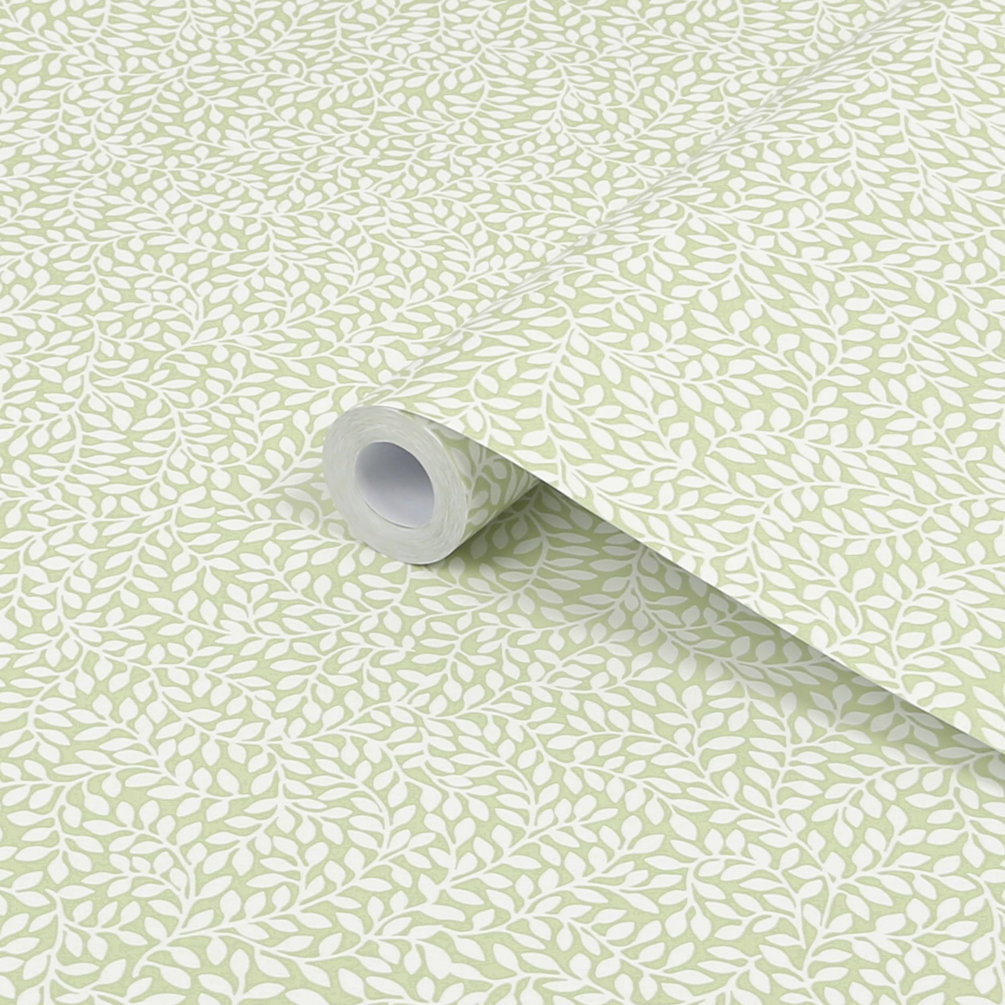 Laura Ashley Little vines Hedgerow Leaf Smooth Wallpaper